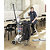 Carrello pulizie C-Line con portasacco maniglia ergonomica e cestini - 3