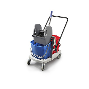 Carro de limpeza com 2 baldes Carro de limpeza com 2 baldes
