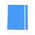 CART. GARDA Cartella con elastico - fibrone - 3 lembi - 27x37 cm - blu - Cartotecnica del Garda - 1