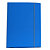 CART. GARDA Cartellina con elastico - cartone plastificato - 3 lembi - 25x34 cm - azzurro - Cartotecnica del Garda - 1