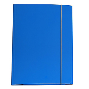 CART. GARDA Cartellina con elastico - cartone plastificato - 3 lembi - 25x34 cm - azzurro - Cartotecnica del Garda CART. GARDA Cartellina con elastico - cartone plastificato - 3 lembi - 25x34 cm - azzurro - Cartotecnica del Garda