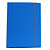 CART. GARDA Cartellina con elastico - cartone plastificato - 3 lembi - 25x34 cm - azzurro - Cartotecnica del Garda - 3