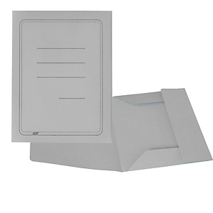 CART. GARDA Cartelline 3 lembi - con stampa - cartoncino Manilla 200 gr - 25x33 cm - grigio - Cartotecnica del Garda - conf. 50 pezzi CART. GARDA Cartelline 3 lembi - con stampa - cartoncino Manilla 200 gr - 25x33 cm - grigio - Cartotecnica del Garda - conf. 50 pezzi