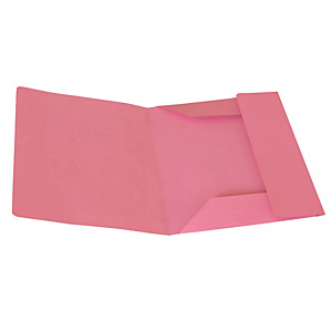 CART. GARDA Cartelline 3 lembi - senza stampa - cartoncino Manilla 200 gr - 25x33 cm - rosa - Cartotecnica del Garda - conf. 50 pezzi CART. GARDA Cartelline 3 lembi - senza stampa - cartoncino Manilla 200 gr - 25x33 cm - rosa - Cartotecnica del Garda - conf. 50 pezzi