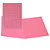 CART. GARDA Cartelline semplici - con stampa - cartoncino Manilla 145 gr - 25x34 cm - rosa - Cartotecnica del Garda - conf. 100 pezzi - 1