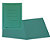 CART. GARDA Cartelline semplici - con stampa - cartoncino Manilla 145 gr - 25x34 cm - verde - Cartotecnica del Garda - conf. 100 pezzi - 1