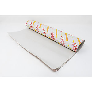 Carta accoppiata monouso per alimenti in fogli, 37 x 50 cm (confezione 1.600 pezzi)