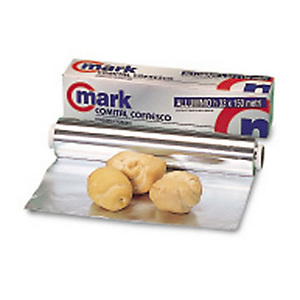 Carta alluminio per alimenti in rotolo, 33 cm x 150 m Carta alluminio per alimenti in rotolo, 33 cm x 150 m