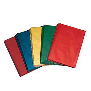 Carta da pacchi - Colori intensi assortiti - 70 x 100 cm - Conf 50 fg. (confezione 50 fogli)