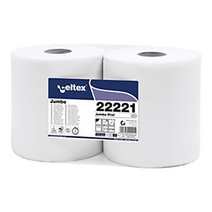 Carta igienica in rotolo Jumbo Prof, 2 veli, Bianco (confezione 6 rotoli) Carta igienica in rotolo Jumbo Prof, 2 veli, Bianco (confezione 6 rotoli)