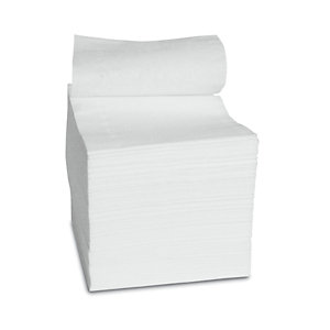 Carta igienica interfogliata, 2 veli, 300 fogli, Bianco