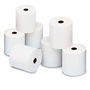 Carta per calcolatrice in rotolo, 57 mm x 30 m, Ø esterno 60 mm, Ø interno 12 mm (confezione 10 pezzi) Carta per calcolatrice in rotolo, 57 mm x 30 m, Ø esterno 60 mm, Ø interno 12 mm (confezione 10 pezzi)