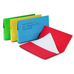 Cartelle a busta in cartoncino, 24,4 x 32,8 cm, Verde (confezione 25 pezzi) Cartelle a busta in cartoncino, 24,4 x 32,8 cm, Verde (confezione 25 pezzi)