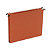 Cartelle sospese per cassetti, Interasse 33 cm, Fondo U, 30,5 x 24,3 cm, Arancio (confezione 25 pezzi) - 1