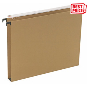 Cartelle sospese per cassetti, Interasse 39 cm, Fondo U, 36,5 x 24,5, Avana (confezione 25 pezzi) Cartelle sospese per cassetti, Interasse 39 cm, Fondo U, 36,5 x 24,5, Avana (confezione 25 pezzi)