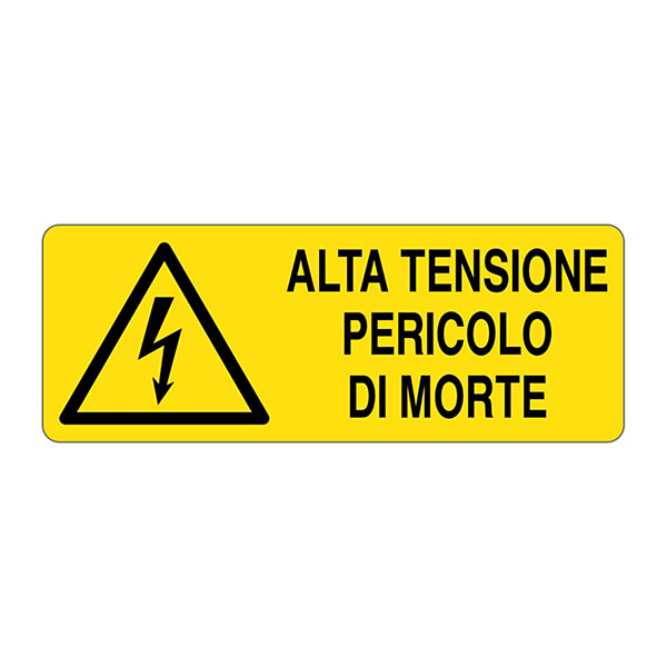 Cartelli di pericolo in alluminio - 1