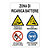 Cartelli segnaletici multisimbolo in alluminio - 7