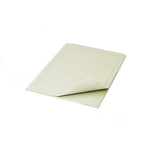 Cartellina a 3 lembi, 25,4 x 33,4 cm, Con stampa, Cartoncino manilla riciclato al 100%, Grigio (confezione 50 pezzi)