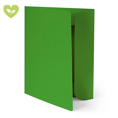 Cartellina a 3 lembi Classic, 25 x 35 cm, Cartoncino uso mano 200 g/m², Verde (confezione 25 pezzi)