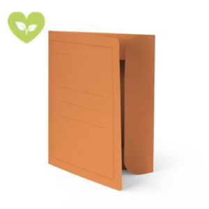 Cartellina a 3 lembi con stampa, 25,5 x 33,5 cm, Cartoncino manilla riciclato 190 g/m², Arancio (confezione 50 pezzi) Cartellina a 3 lembi con stampa, 25,5 x 33,5 cm, Cartoncino manilla riciclato 190 g/m², Arancio (confezione 50 pezzi)