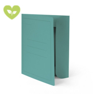 Cartellina a 3 lembi con stampa, 25,5 x 33,5 cm, Cartoncino manilla riciclato 190 g/m², Verde (confezione 50 pezzi) Cartellina a 3 lembi con stampa, 25,5 x 33,5 cm, Cartoncino manilla riciclato 190 g/m², Verde (confezione 50 pezzi)