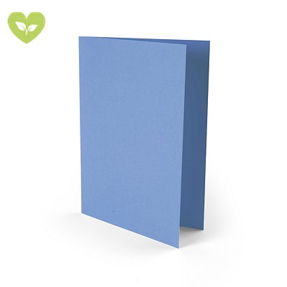 Cartellina semplice, 245 x 340 mm, Cartoncino manilla 145 g/m², Azzurro scuro (confezione 100 pezzi)