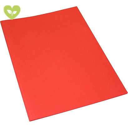 Cartellina semplice Classic, 25 x 35 cm, Cartoncino uso mano 200 g/m², Rosso (confezione 50 pezzi)
