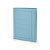Cartellina semplice con stampa, 24,5 x 34 cm, Cartoncino manilla riciclato 190 g/m², Azzurro (confezione 100 pezzi) - 1