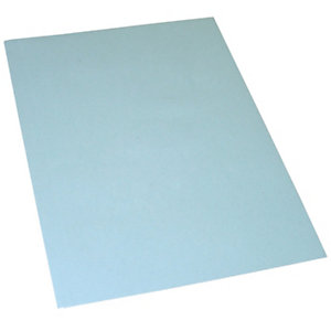 Cartellina semplice, Senza stampa, 24,4 x 34 cm, Cartoncino manilla riciclato al 100%, Azzurro (confezione 100 pezzi)