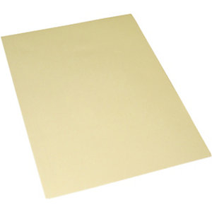Cartellina semplice, Senza stampa, 24,4 x 34 cm, Cartoncino manilla riciclato al 100%, Giallo (confezione 100 pezzi)