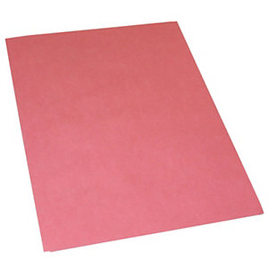Cartellina semplice senza stampa, 24,5 x 34 cm, Cartoncino manilla riciclato 190 g/m², Rosso (confezione 100 pezzi)