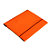 Cartelline a 3 lembi con elastico - Arancio (confezione 10 pezzi) - 3