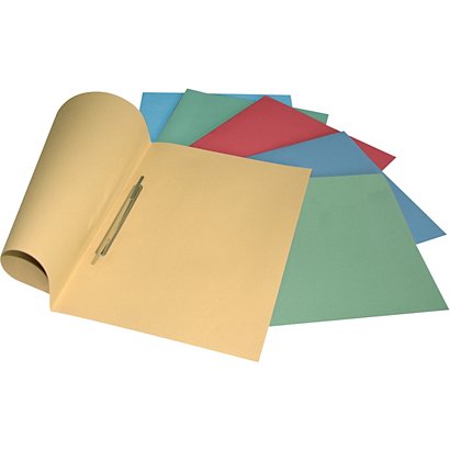 Cartelline con pressino fermafogli, Manilla, 250 x 345 mm, Azzurro pastello  (confezione 25 pezzi) - Cartelline con Fermafogli