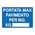 Cartello bombole vuote in alluminio 300x200 mm - 37