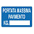 Cartello bombole vuote in alluminio 300x200 mm - 48