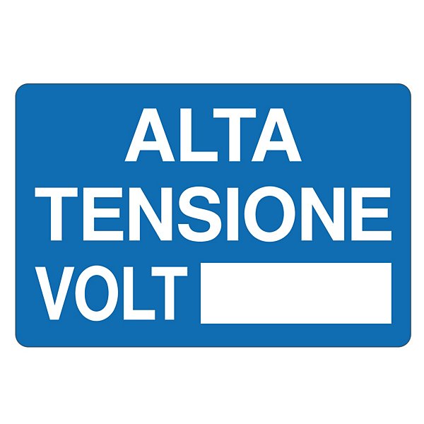 Cartello bombole vuote in alluminio 300x200 mm - 53