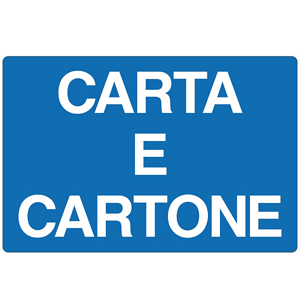 Cartello informativo carta e cartone in alluminio 500 x 333  mm - 1