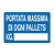 Cartello informativo locale ascensori in alluminio 300 x 200  mm - 57