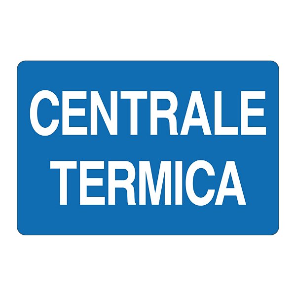 Cartello informativo locale contatori in alluminio 300 x 200  mm - 43