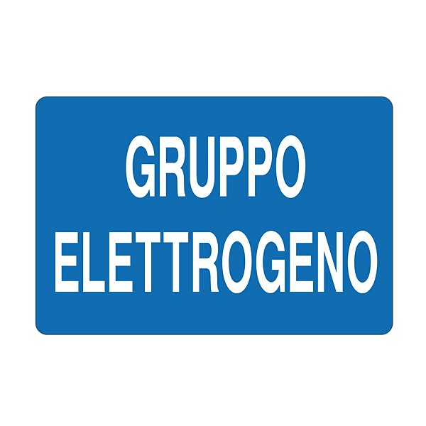 Cartello informativo locale contatori in alluminio 300 x 200  mm - 55