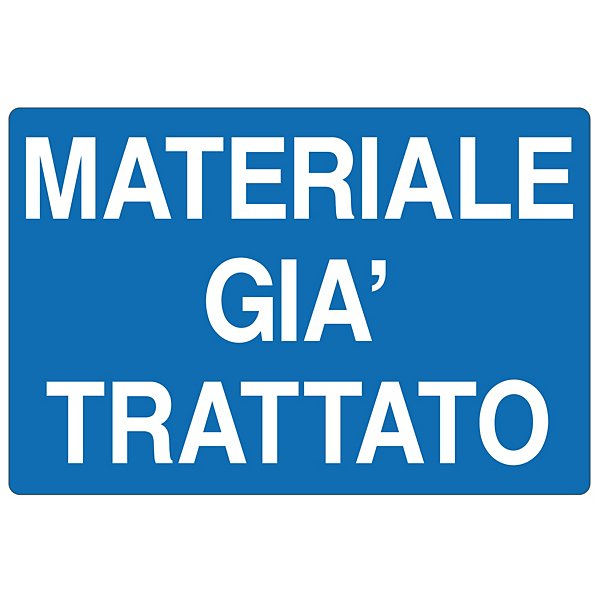 Cartello informativo locale contatori in alluminio 300 x 200  mm - 63