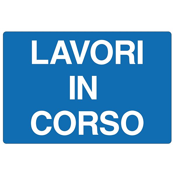 Cartello informativo locale contatori in alluminio 300 x 200  mm - 65