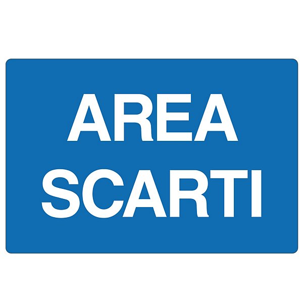 Cartello informativo locale contatori in alluminio 300 x 200  mm - 18