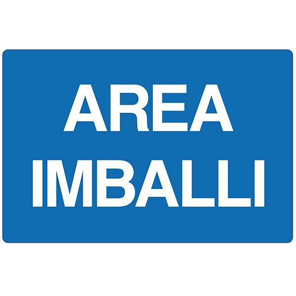Cartello informativo locale contatori in alluminio 300 x 200  mm - 19