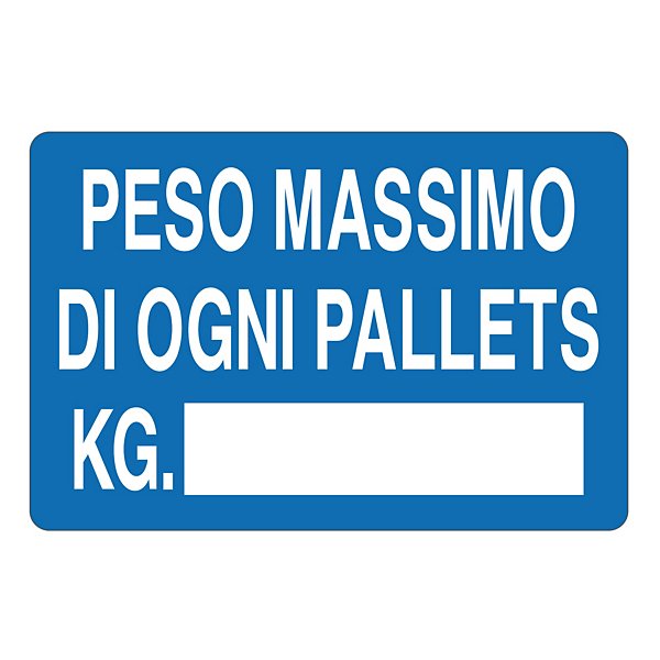 Cartello informativo magazzino prodotti finiti in alluminio 500 x 333  mm - 46