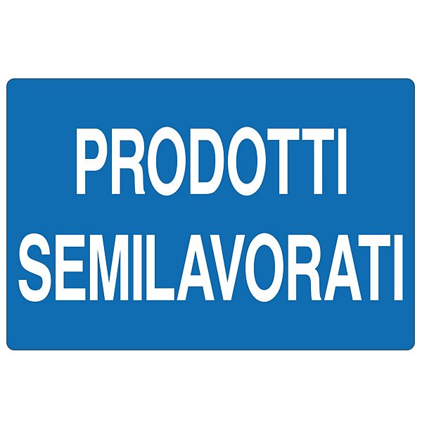 Cartello informativo magazzino prodotti finiti in alluminio 500 x 333  mm - 10