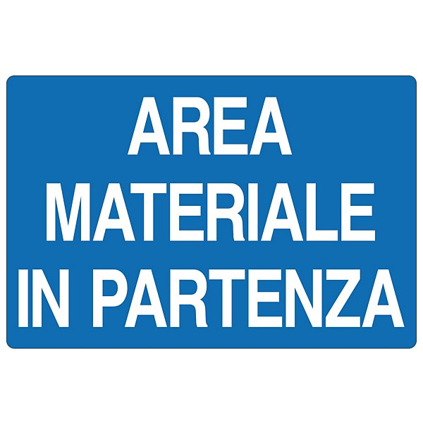 Cartello informativo magazzino prodotti finiti in alluminio 500 x 333  mm - 22