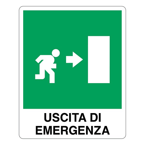 Cartello punto di raccolta in alluminio 400x600 mm - 2