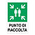 Cartello uscita emergenza a sinistra in alluminio 250x310 mm - 6