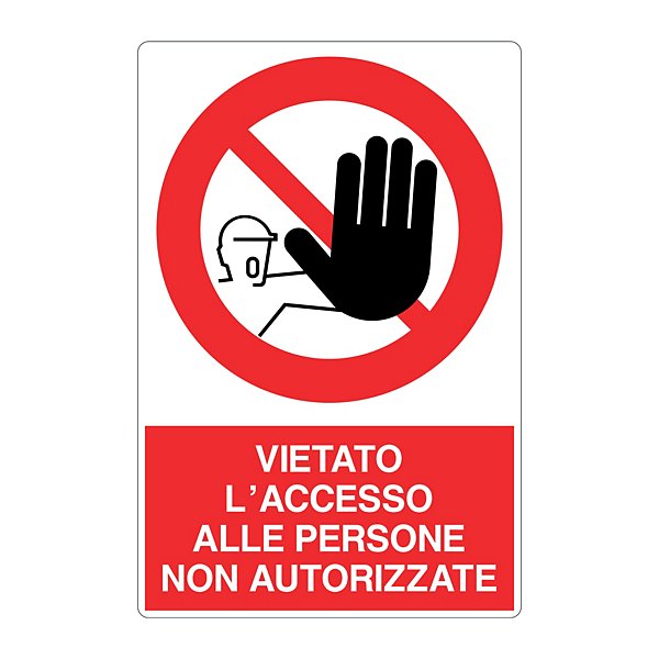 Cartello vietato riparare o registrare durante il moto in alluminio 333x125 mm - 3